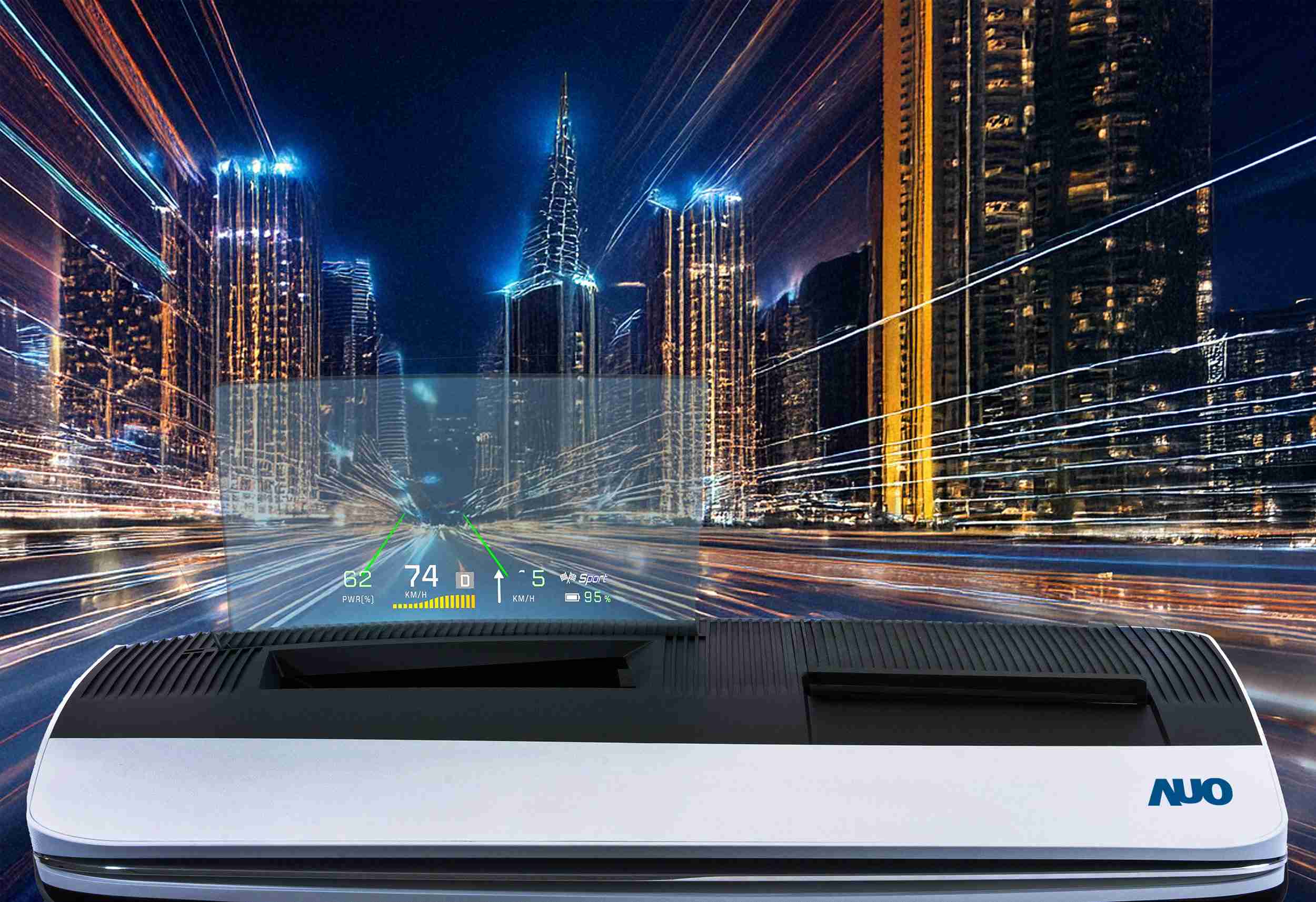 尊时凯龙推出13吋Micro LED抬头显示器，，，，提供高入眼亮度、、高色彩饱和度的显示质量，，，，在阳光下或黑暗中都清晰可见，，，，并利用Micro LED模块体积小的优势，，，，解决车用空间有限的痛点